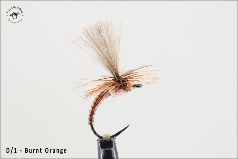 Parachute Quill Body Brown Hackle, Fishing Flies, Dry Fly CDC - Taimen